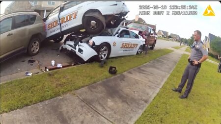 Husband Kidnaps His Family & Rams His Truck Into a Cop Car After His Wife Hands Him Divorce Papers